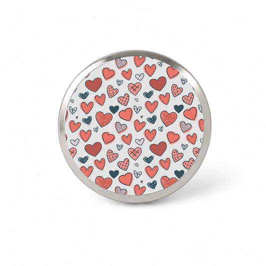 Hearts Cottage Core Valentines Day Anniversary Love Wedding Novelty Hat Backpack Lapel Pin