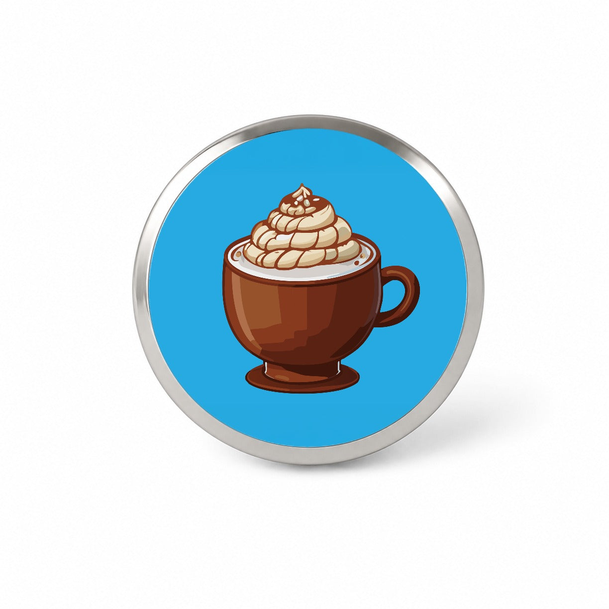 Hot Chocolate Cocoa Novelty Hat Backpack Lapel Pin