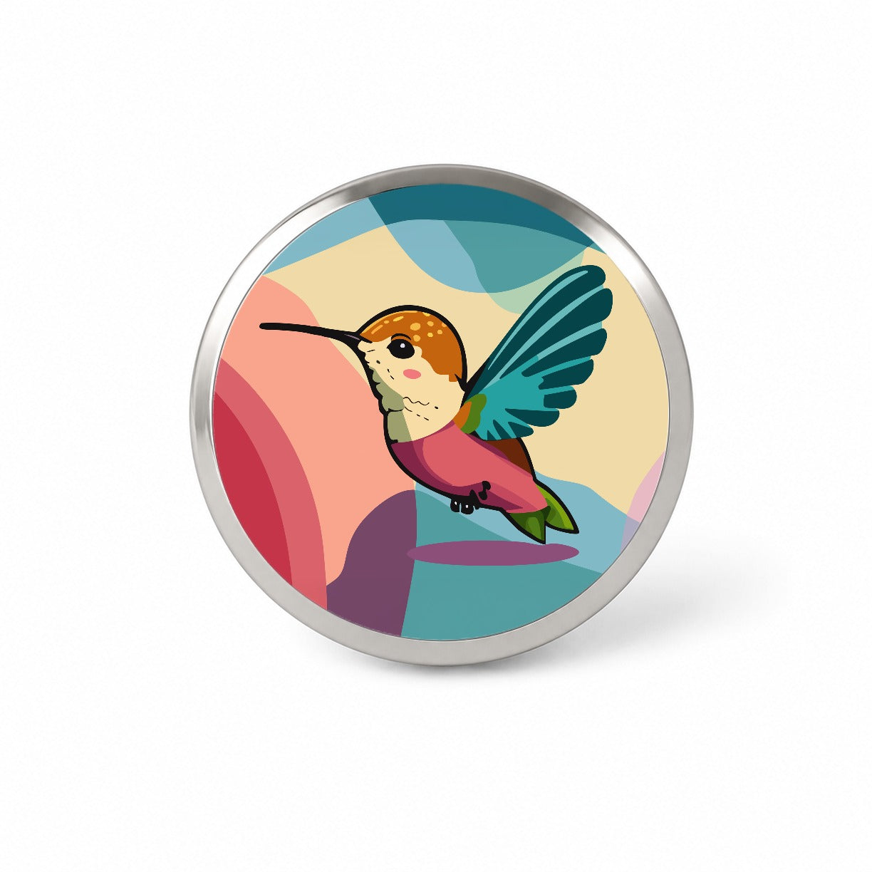 Hummingbird Cute Novelty Hat Backpack Lapel Pin