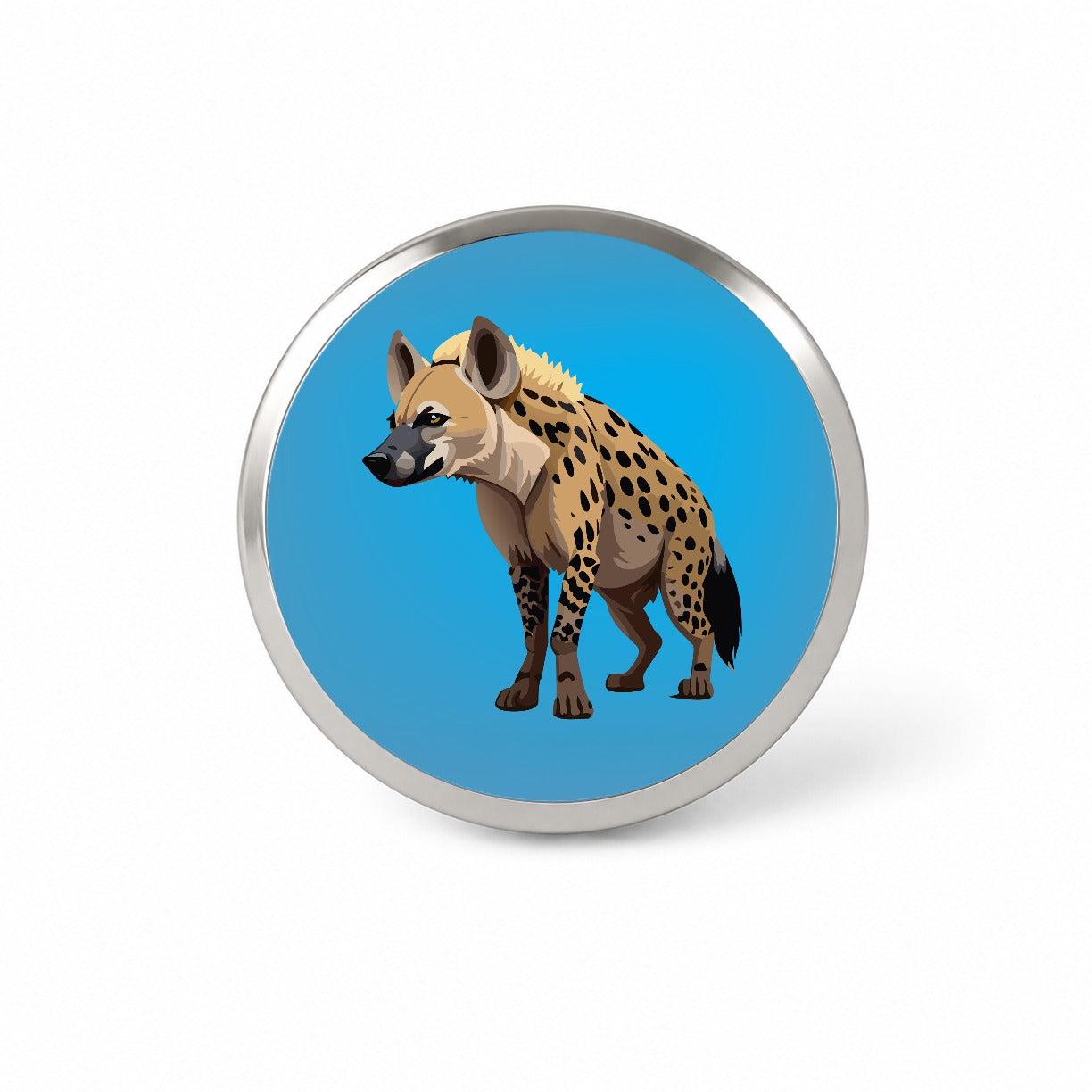 Hyena African Animal Novelty Hat Backpack Lapel Pin