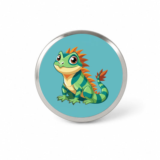 Iguana Lizard Cute Novelty Hat Backpack Lapel Pin