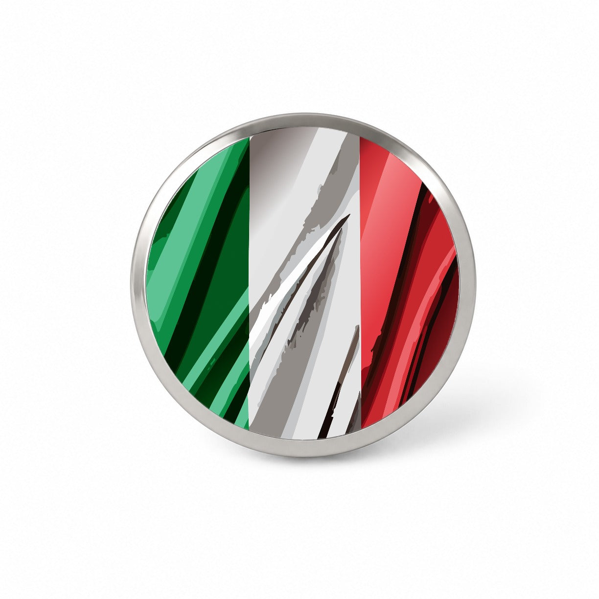 Italy Italian Flag Waving Novelty Hat Backpack Lapel Pin