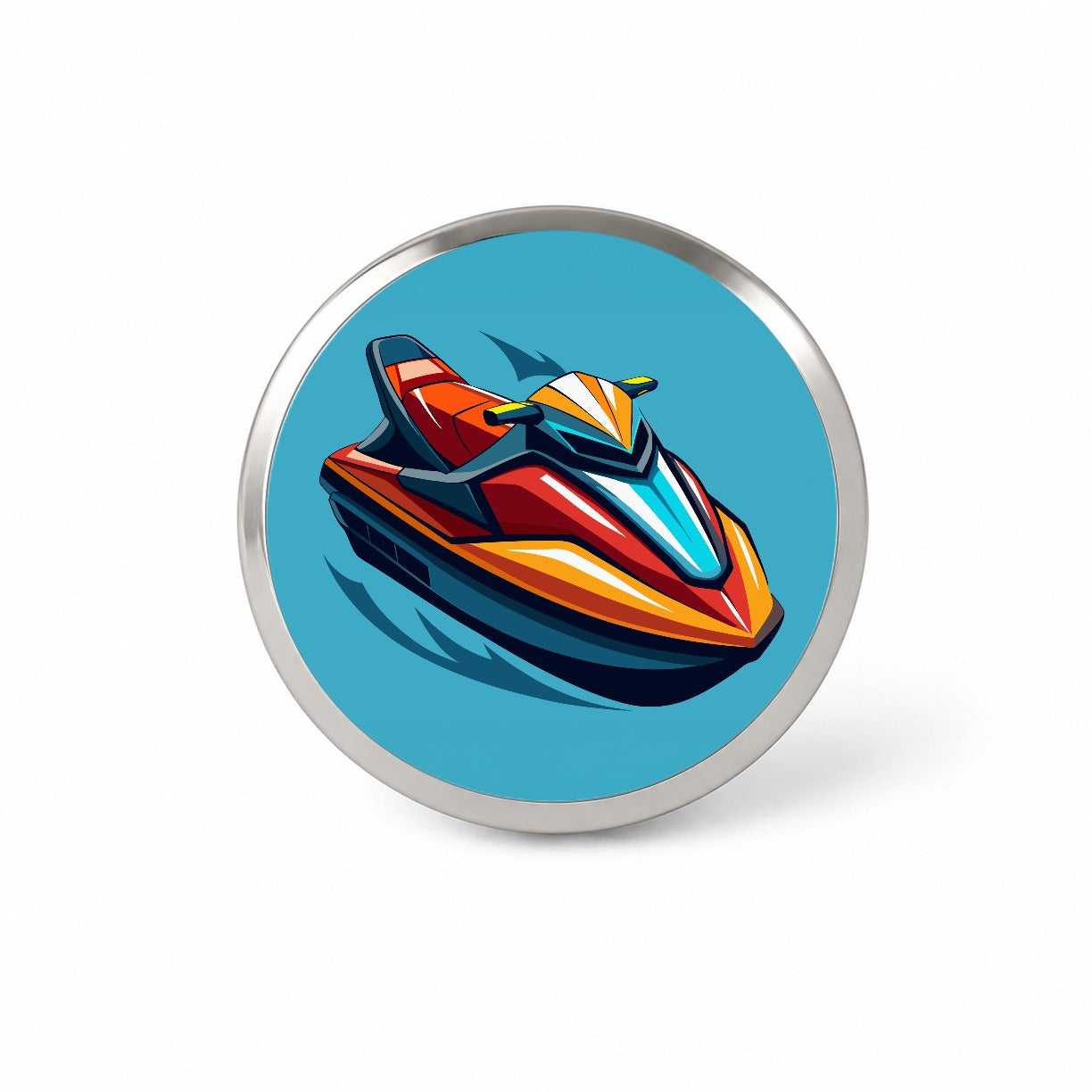 Jet Ski Water Sport Novelty Hat Backpack Lapel Pin