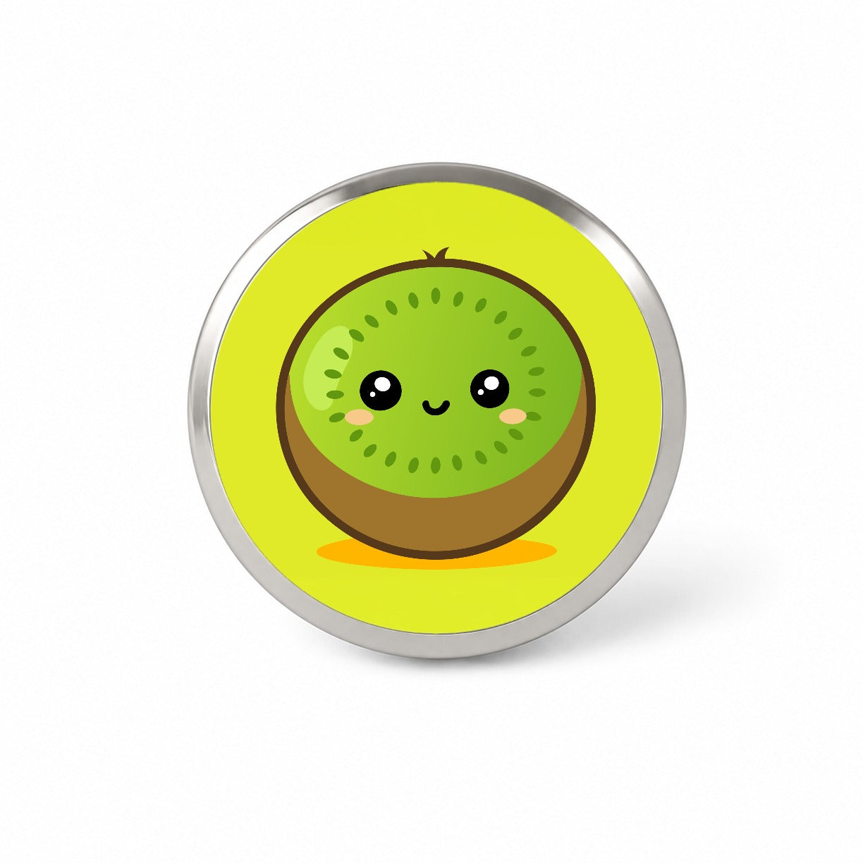 Kiwi Cute Happy Fruit Novelty Hat Backpack Lapel Pin