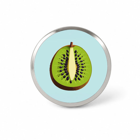 Kiwi Fruit Slice Novelty Hat Backpack Lapel Pin