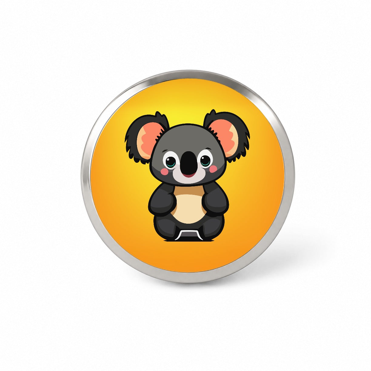 Koala Chibi Novelty Hat Backpack Lapel Pin