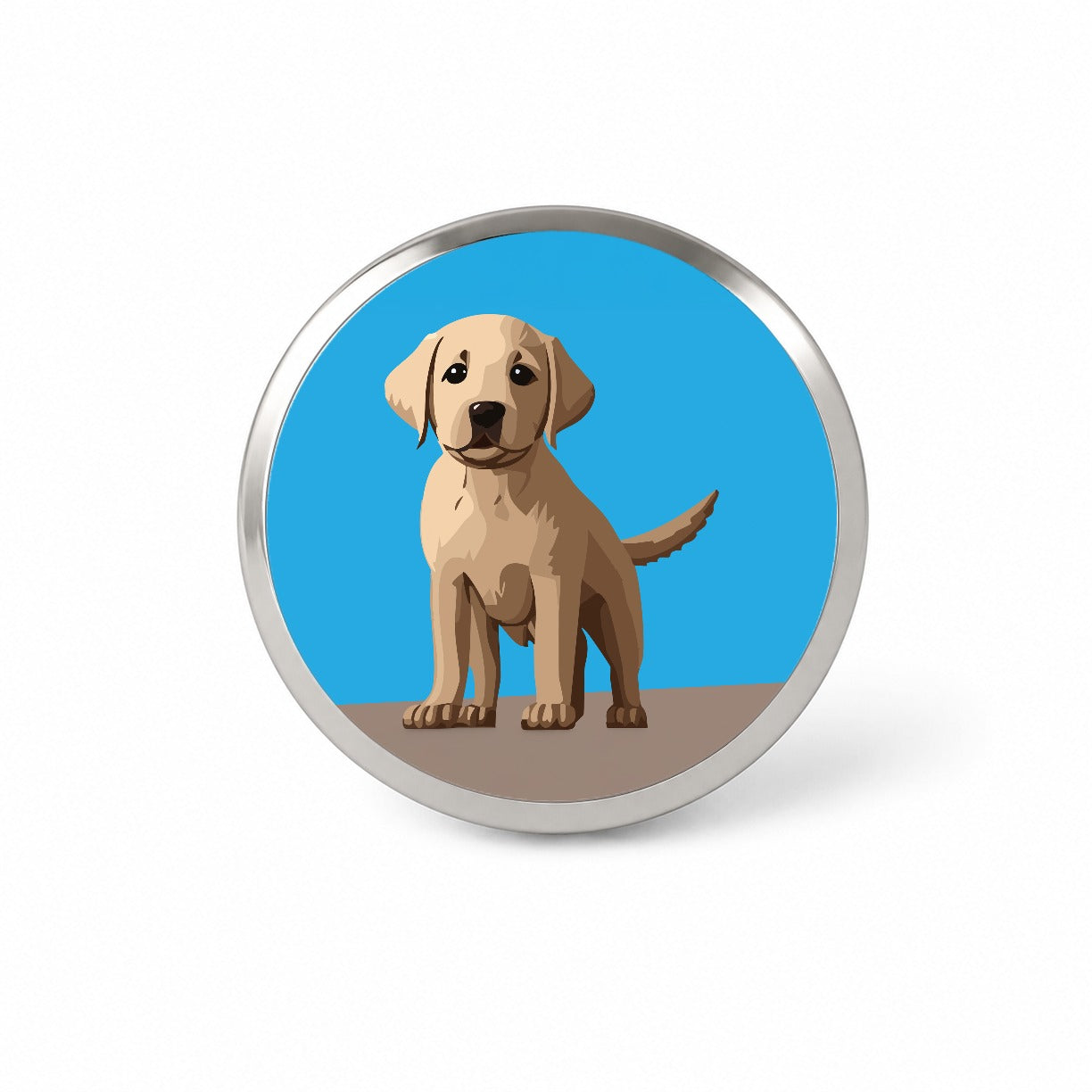 Labrador Retriever Dog Puppy Novelty Hat Backpack Lapel Pin