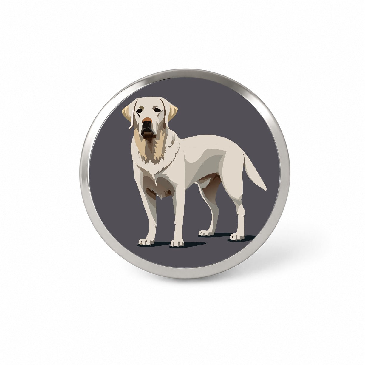 Labrador Retriever Dog Standing Novelty Hat Backpack Lapel Pin