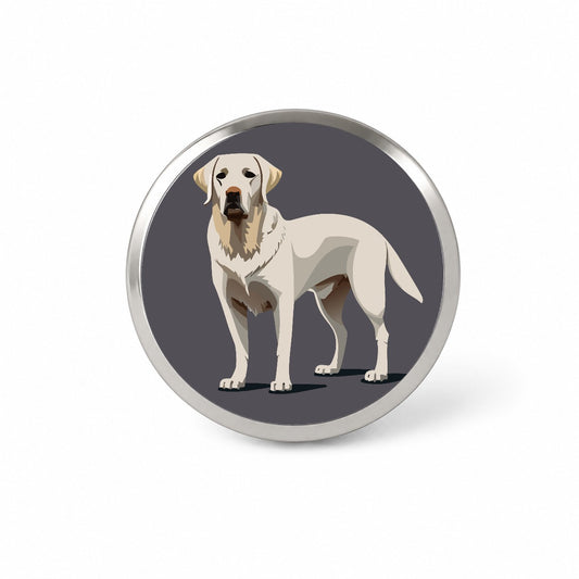 Labrador Retriever Dog Standing Novelty Hat Backpack Lapel Pin