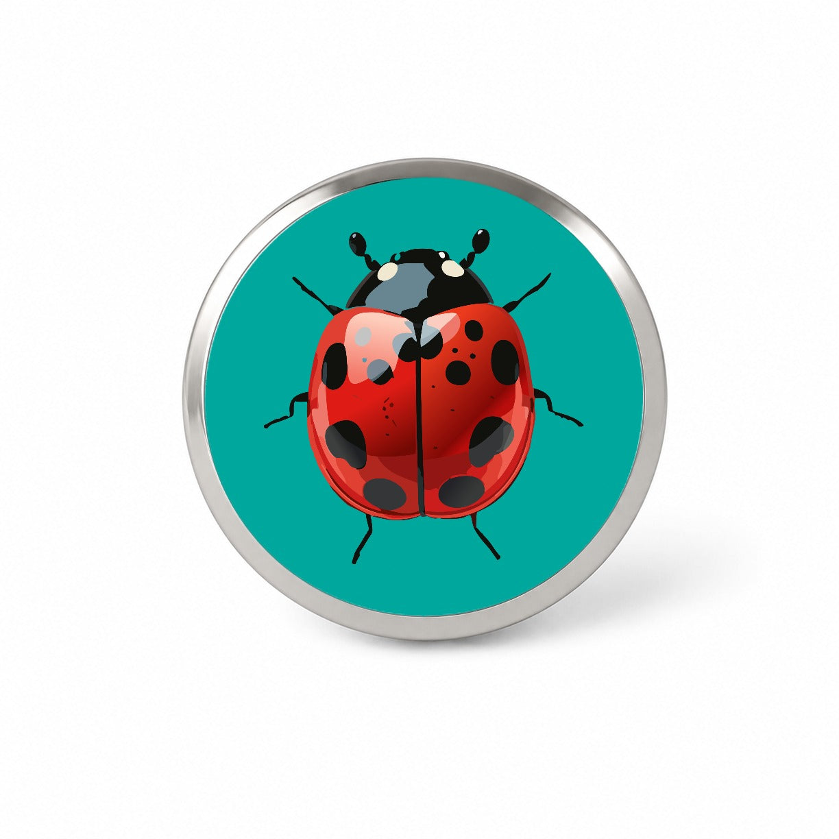 Ladybug Pretty Novelty Hat Backpack Lapel Pin