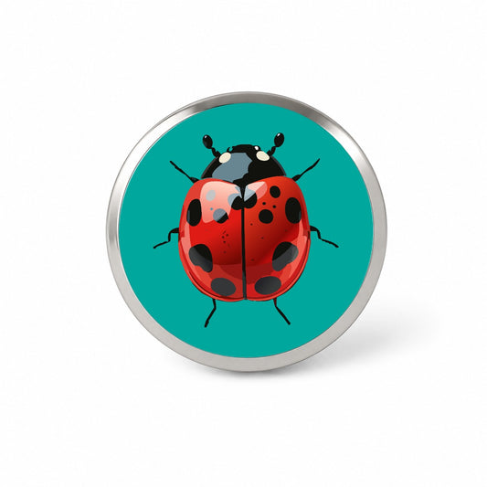 Ladybug Pretty Novelty Hat Backpack Lapel Pin