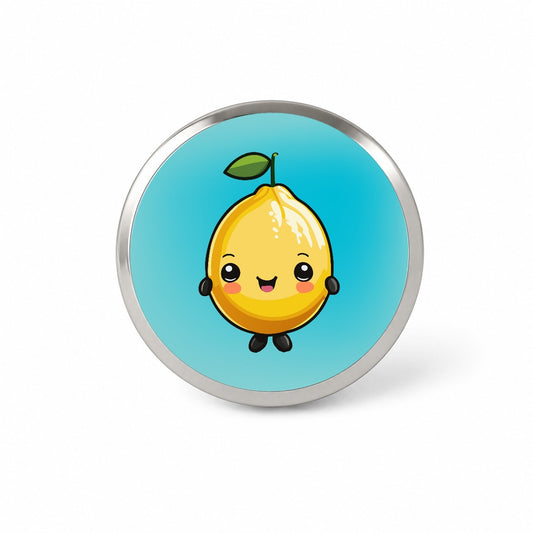 Lemon Cute Chibi Kawaii Novelty Hat Backpack Lapel Pin