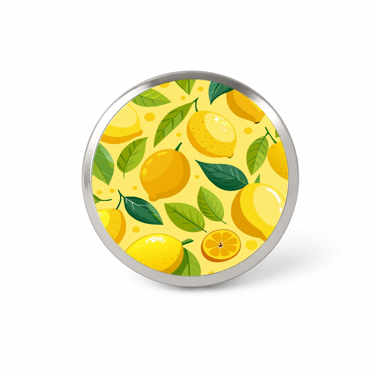 Lemons Fruit Scattered Pattern Novelty Hat Backpack Lapel Pin