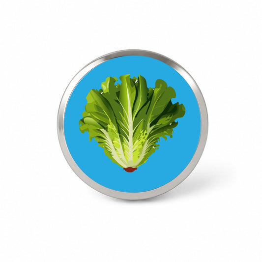 Lettuce Head Vegetable Novelty Hat Backpack Lapel Pin