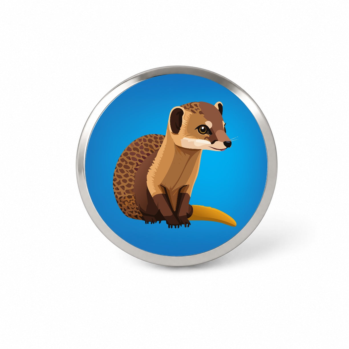 Mongoose Animal Novelty Hat Backpack Lapel Pin