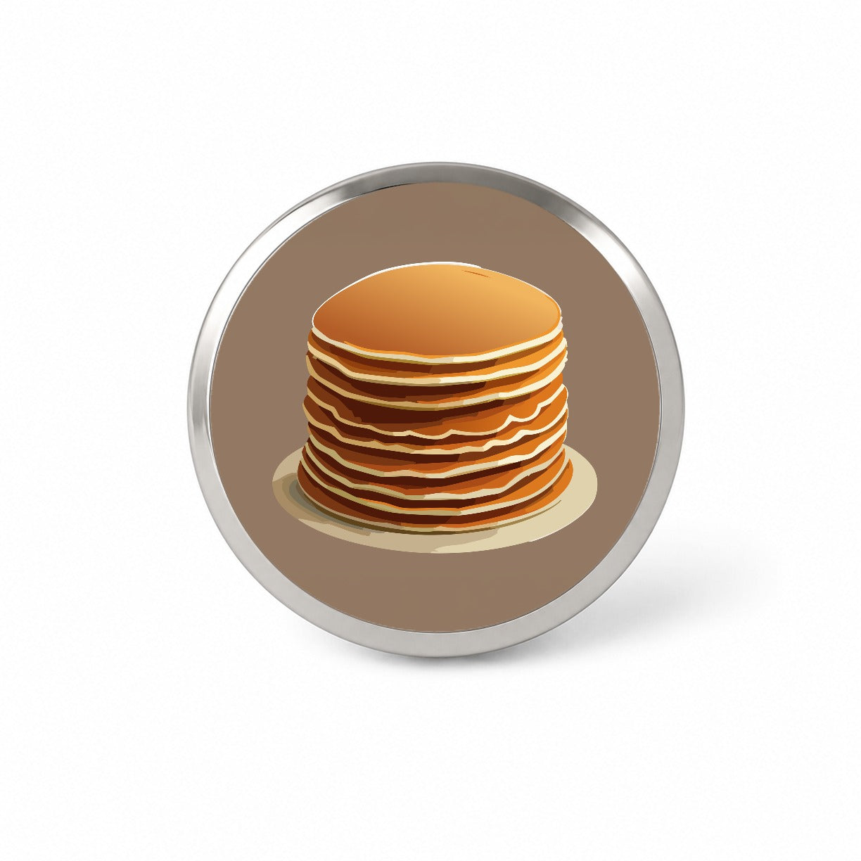 Pancakes Stack Breakfast Brunch Food Novelty Hat Backpack Lapel Pin