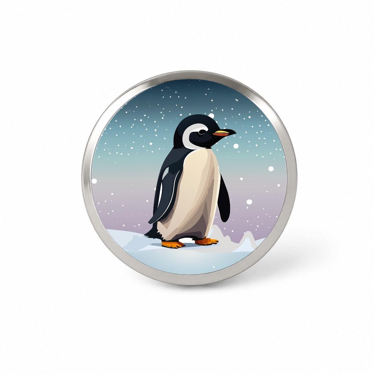 Penguin Cute Snow Novelty Hat Backpack Lapel Pin