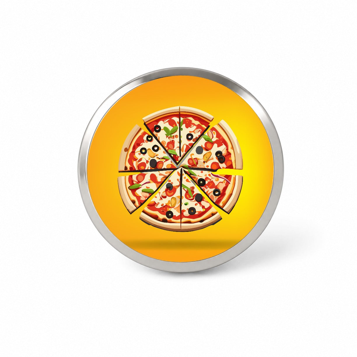 Pizza Sliced Novelty Hat Backpack Lapel Pin