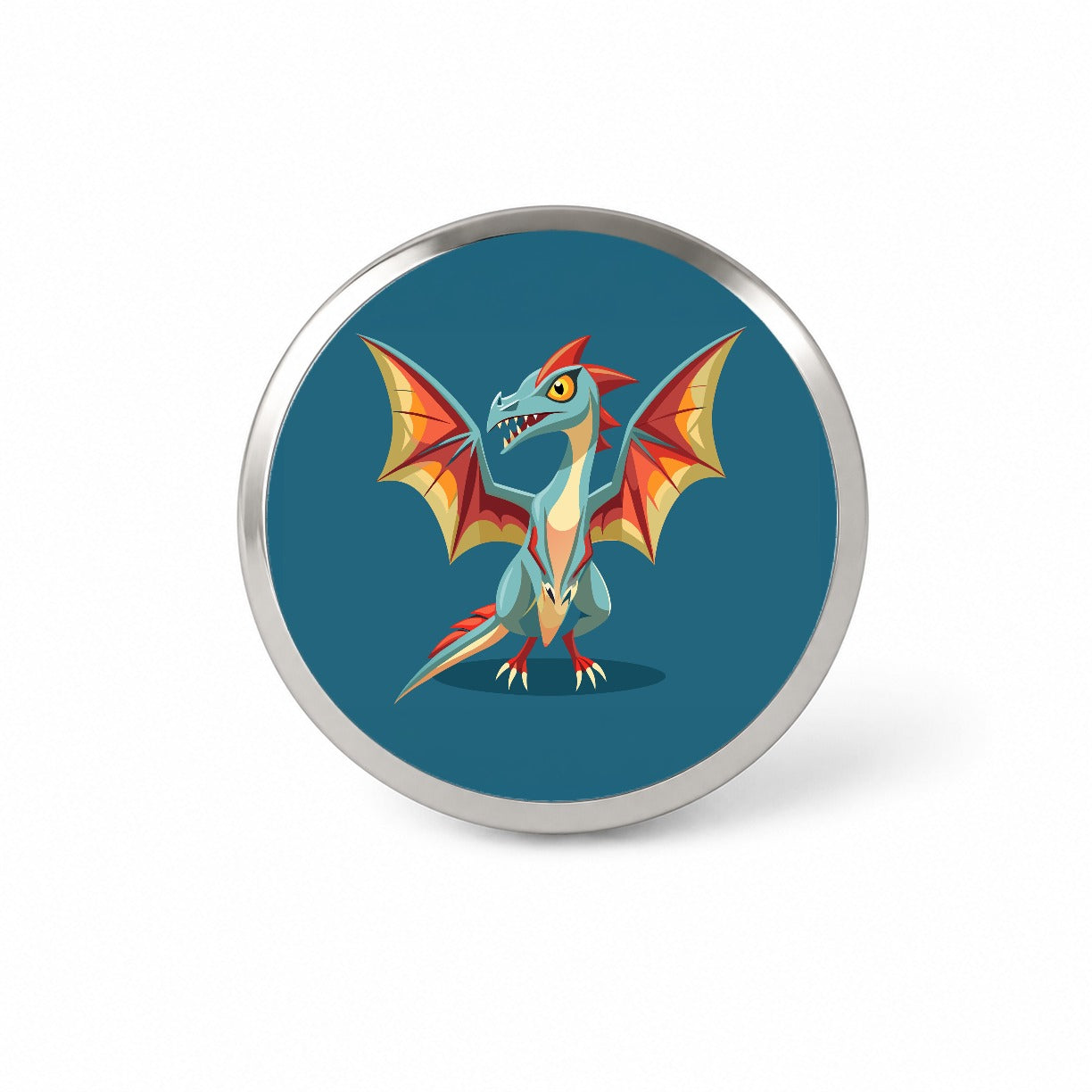 Pterodactyl Dinosaur Novelty Hat Backpack Lapel Pin