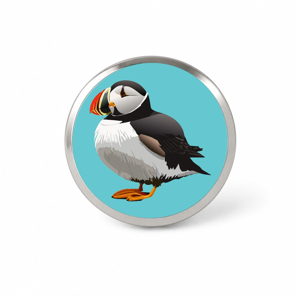 Puffin Seabird Bird Novelty Hat Backpack Lapel Pin