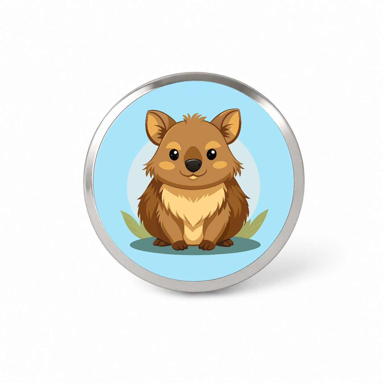 Quokka Cute Australian Animal Novelty Hat Backpack Lapel Pin