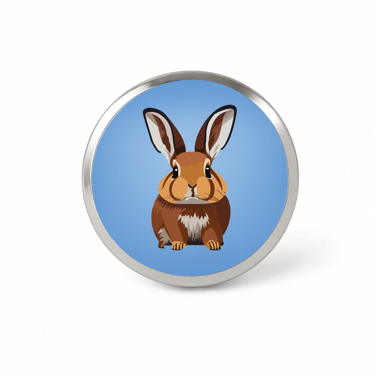 Rabbit Bunny Sweet Woodland Animal Novelty Hat Backpack Lapel Pin