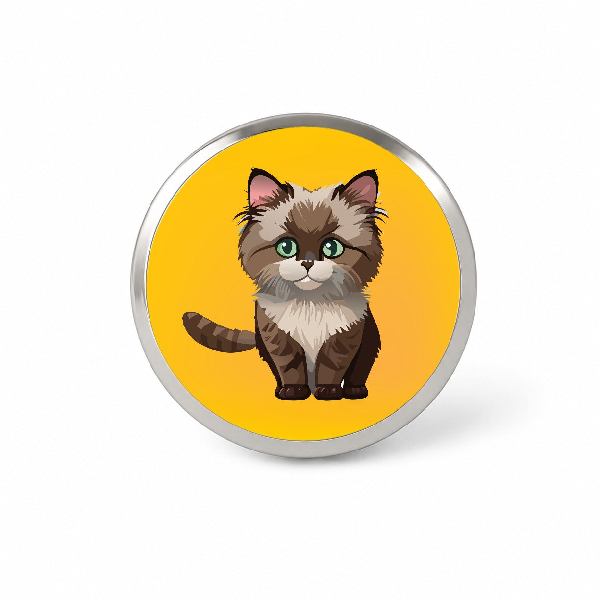 Ragdoll Cat Kitten Novelty Hat Backpack Lapel Pin