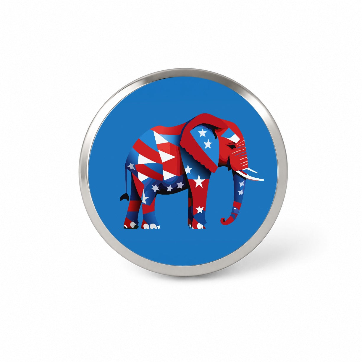 Republican Elephant Patriotic Conservative Vote Novelty Hat Backpack Lapel Pin