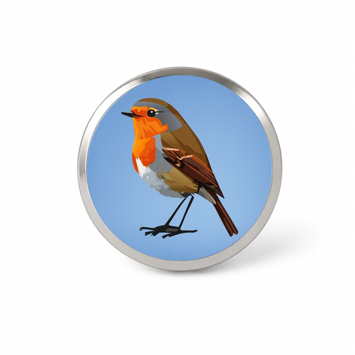 Robin Bird Novelty Hat Backpack Lapel Pin