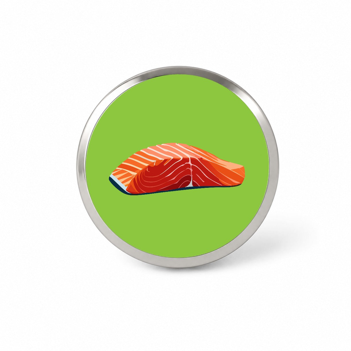 Salmon Fresh Fish Fillet Sockeye Atlantic Novelty Hat Backpack Lapel Pin