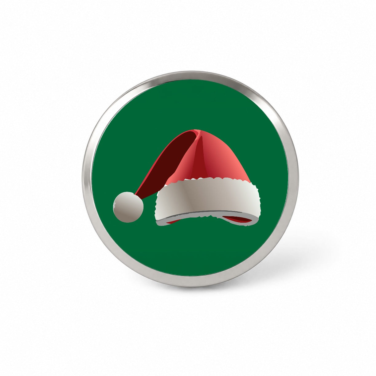 Santa Hat Christmas Novelty Hat Backpack Lapel Pin