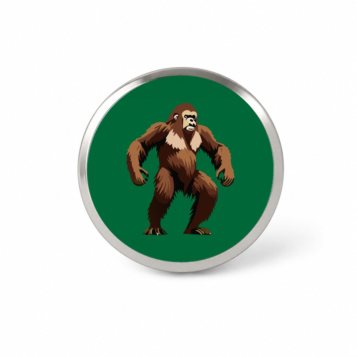 Sasquatch Bigfoot Standing Novelty Hat Backpack Lapel Pin