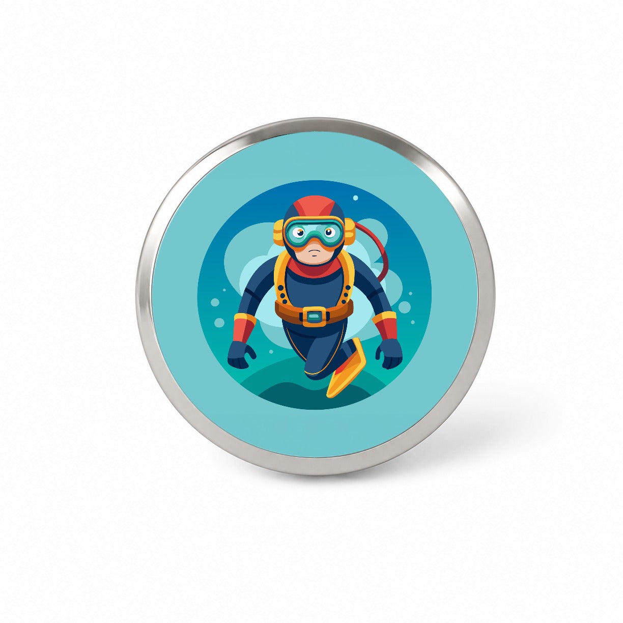 Scuba Diver Diving Novelty Hat Backpack Lapel Pin