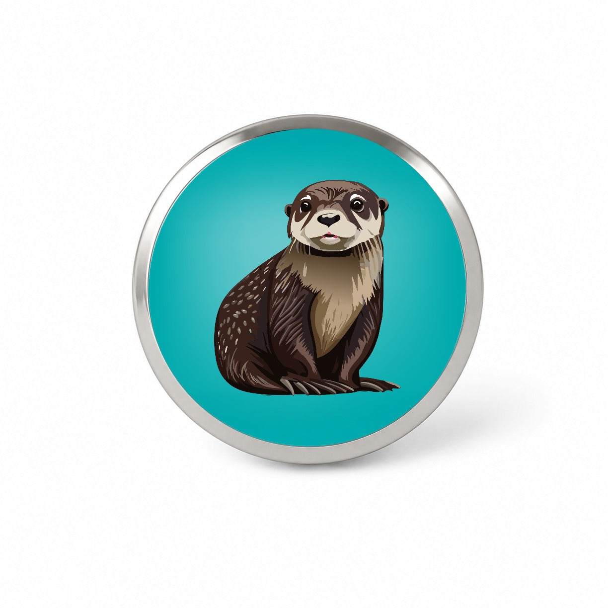 Sea Otter Cute Ocean Animal Novelty Hat Backpack Lapel Pin