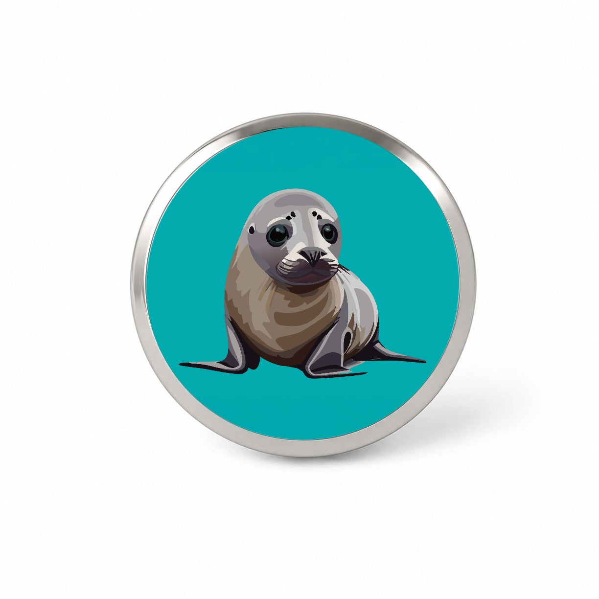 Seal Ocean Animal Cute Novelty Hat Backpack Lapel Pin