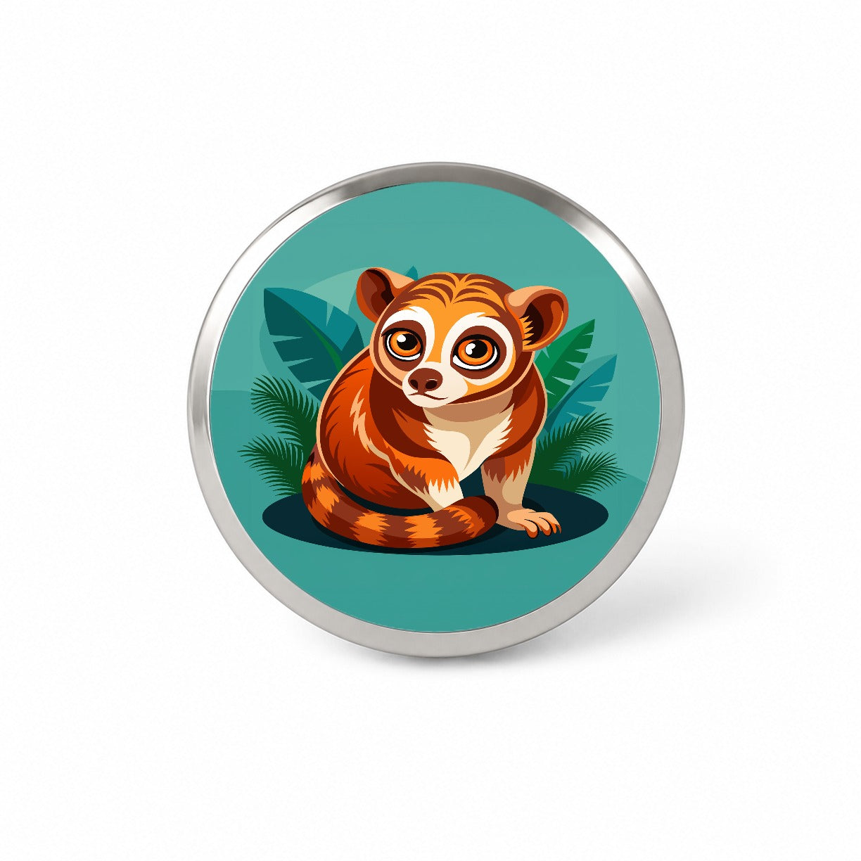 Slow Loris Cute Novelty Hat Backpack Lapel Pin