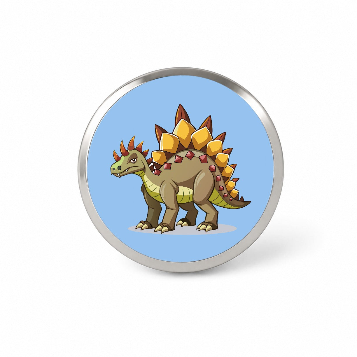 Stegosaurus Dinosaur Novelty Hat Backpack Lapel Pin
