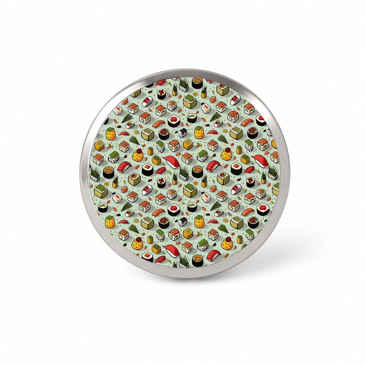 Sushi Food Fun Pattern Novelty Hat Backpack Lapel Pin