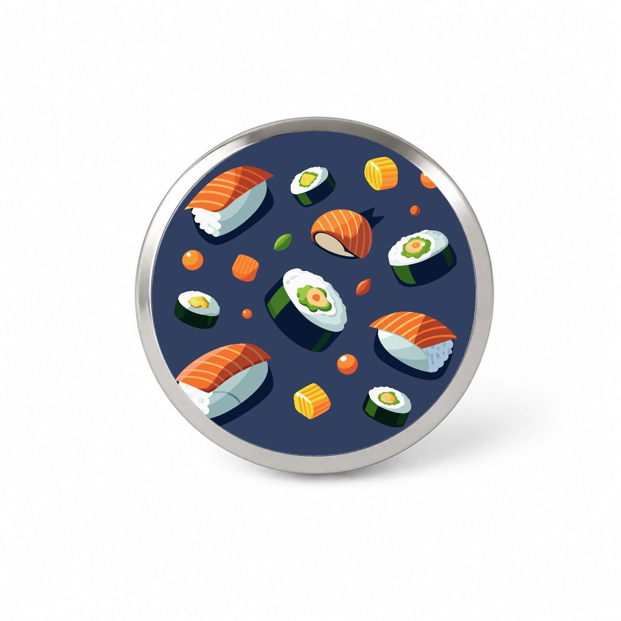 Sushi Food Scattered Novelty Hat Backpack Lapel Pin