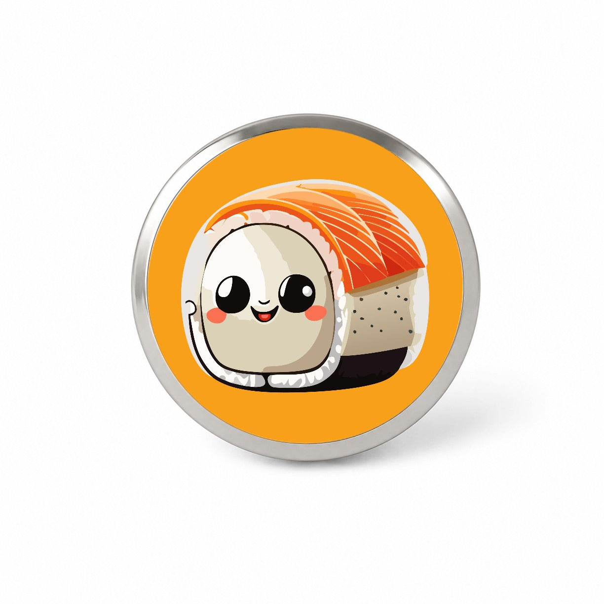 Sushi Roll Cute Chibi Kawaii Funny Food Novelty Hat Backpack Lapel Pin