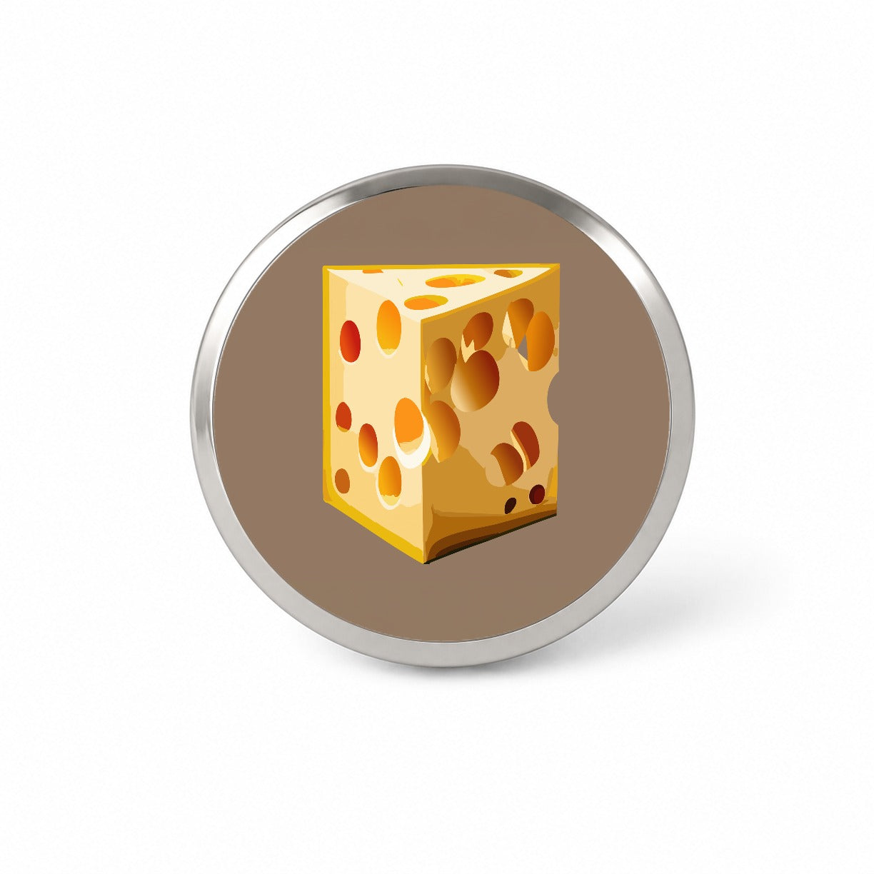 Swiss Cheese Novelty Hat Backpack Lapel Pin