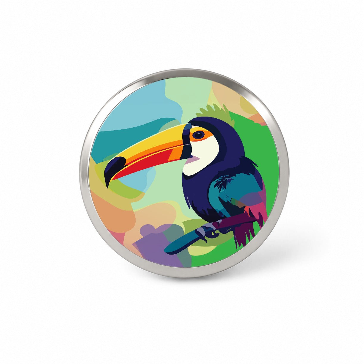 Toucan Tucan Tropical Bird Novelty Hat Backpack Lapel Pin