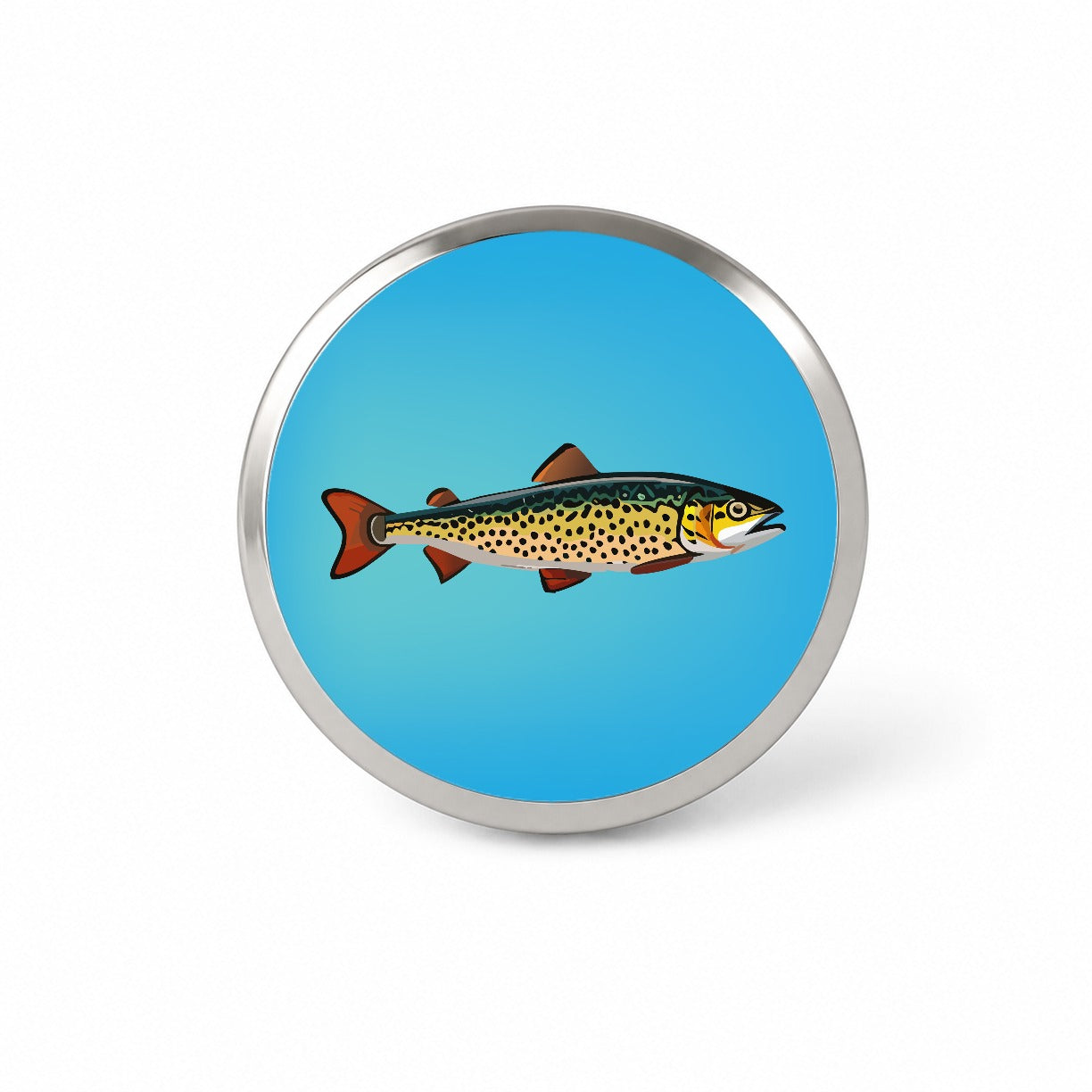 Trout Fish Fishing Novelty Hat Backpack Lapel Pin