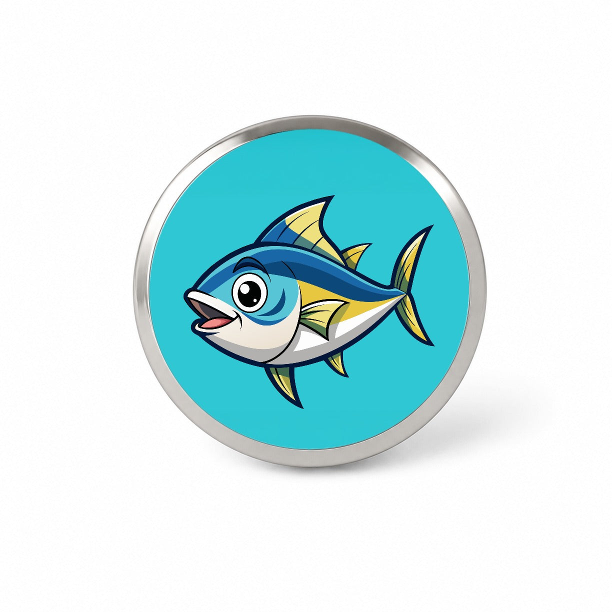 Tuna Fish Cute Novelty Hat Backpack Lapel Pin
