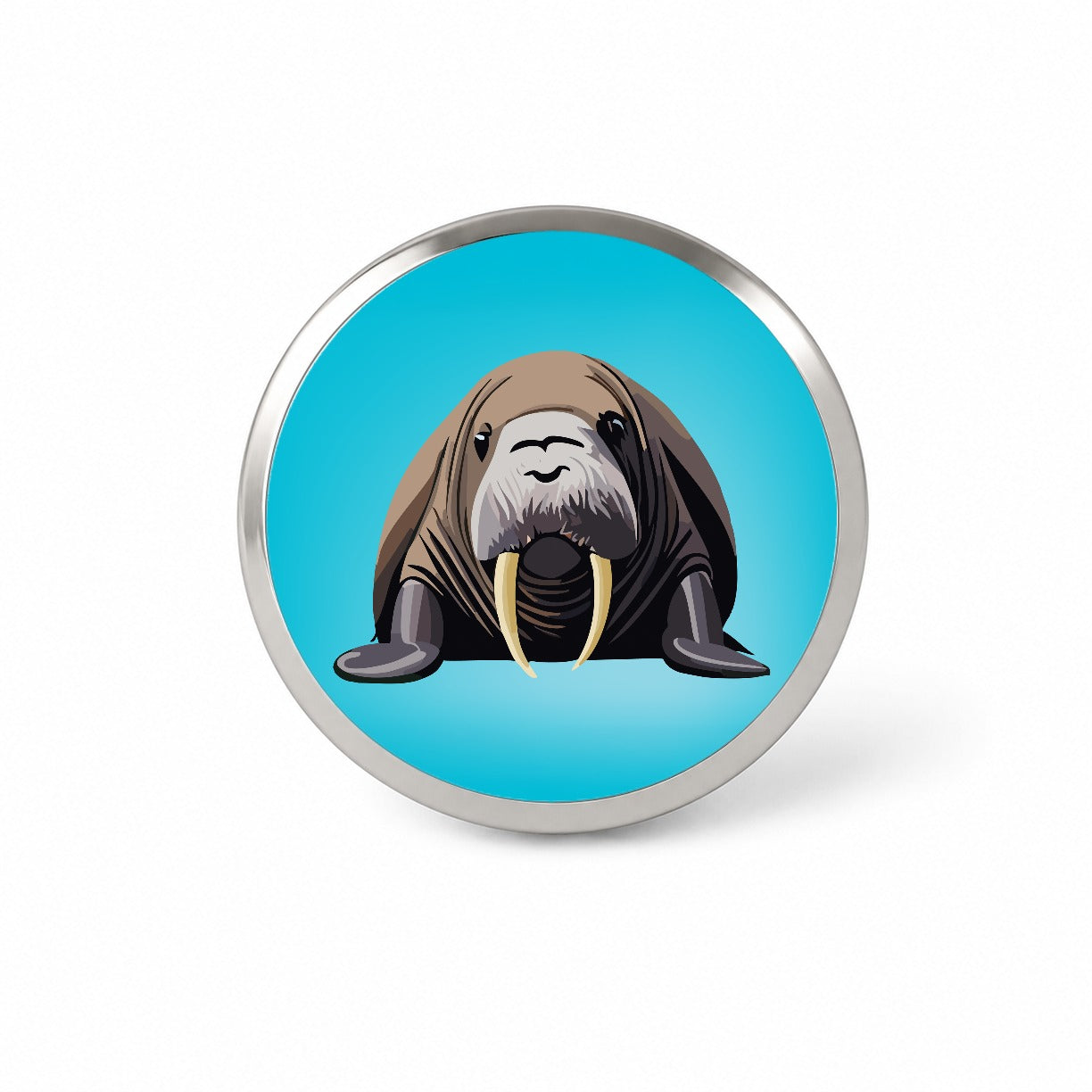 Walrus Sea Ocean Animal Novelty Hat Backpack Lapel Pin