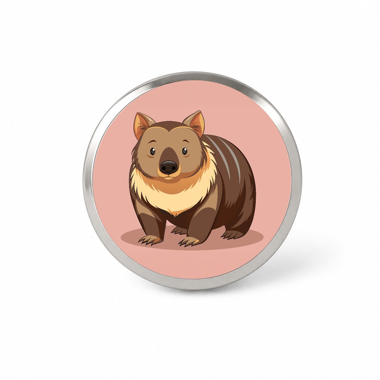 Wombat Australian Animal Cute Novelty Hat Backpack Lapel Pin