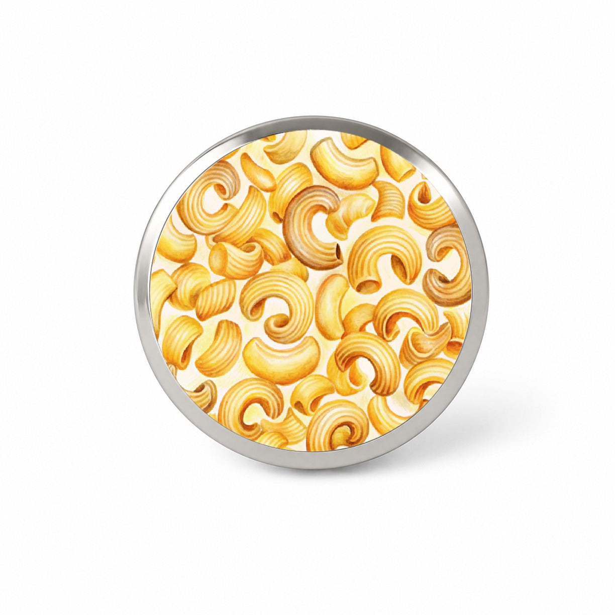 Macaroni Noodles Pasta Watercolor Novelty Hat Backpack Lapel Pin