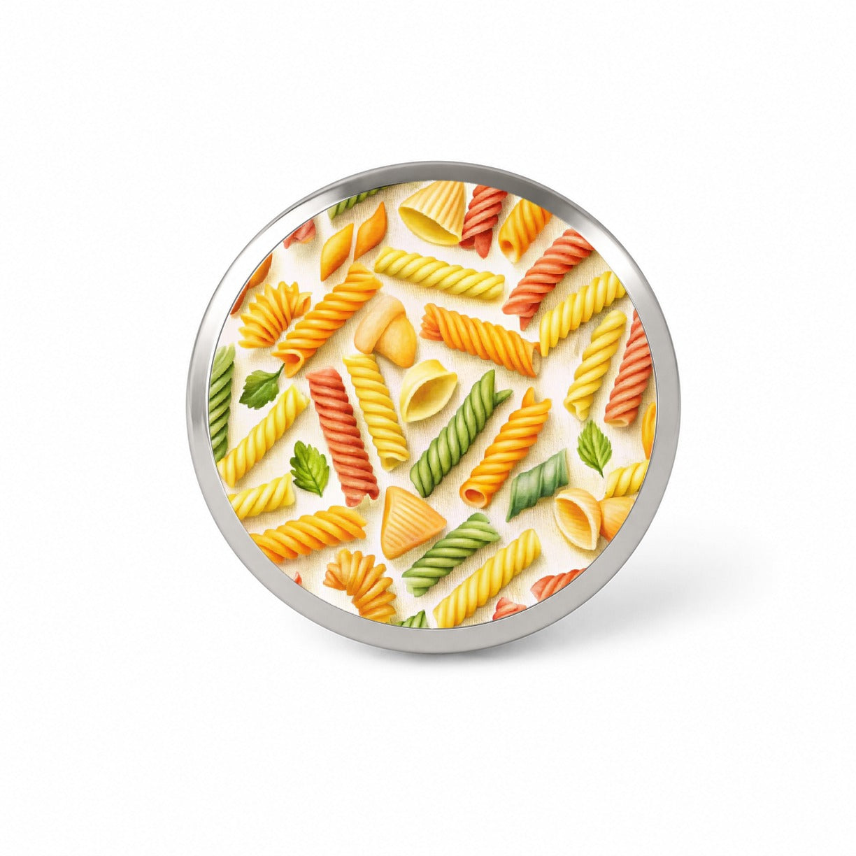 Pasta Noodles Watercolor Novelty Hat Backpack Lapel Pin