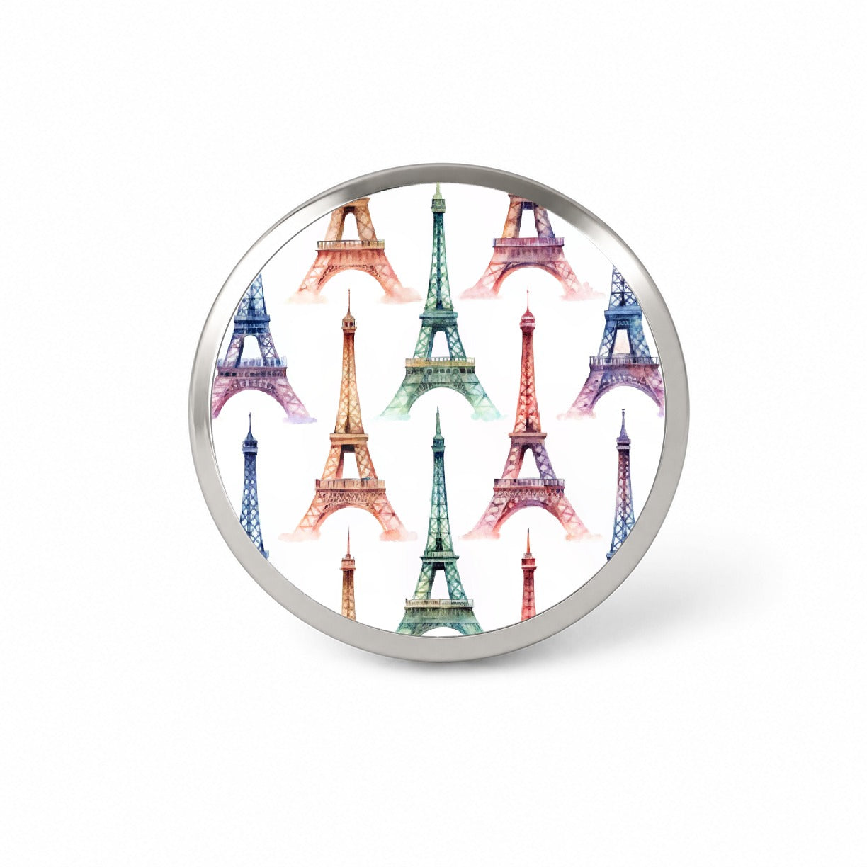 Eiffel Towers Paris City Beautiful Novelty Hat Backpack Lapel Pin