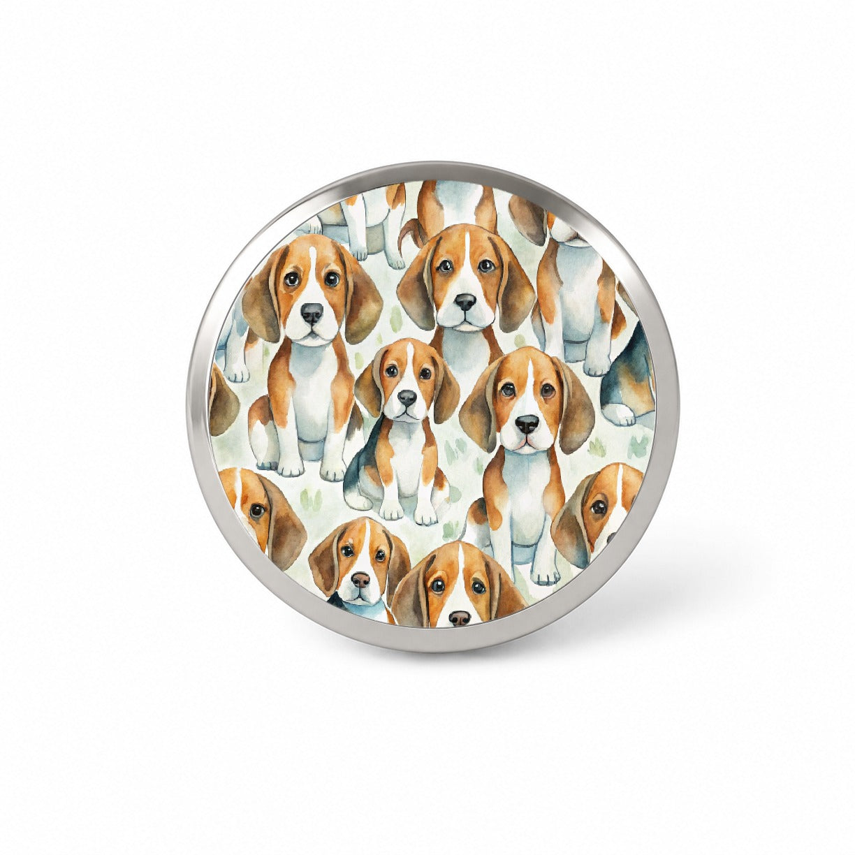 Lots Of Beagles Dogs Cute Novelty Hat Backpack Lapel Pin
